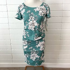 Hannah Maternity Short Sleeve Fitted Dress